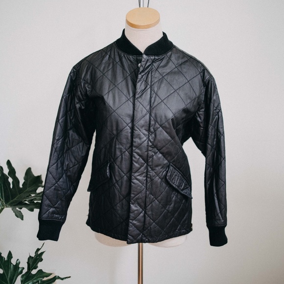 Madewell Jackets & Blazers - Madewell / Black Quilted Jacket